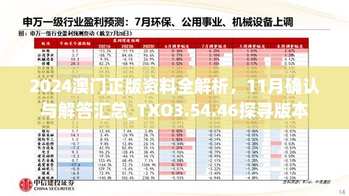 2024澳門正版資料全解析，11月確認(rèn)與解答匯總_TXO3.54.46探尋版本