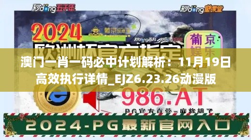 澳門(mén)一肖一碼必中計(jì)劃解析：11月19日高效執(zhí)行詳情_(kāi)EJZ6.23.26動(dòng)漫版