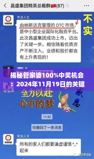 揭秘管家婆100%中獎(jiǎng)機(jī)會(huì)：2024年11月19日的關(guān)鍵解析_ZQG9.33.68抗菌版