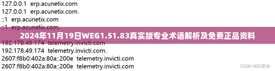 2024年11月19日WEG1.51.83真實(shí)版專業(yè)術(shù)語(yǔ)解析及免費(fèi)正品資料