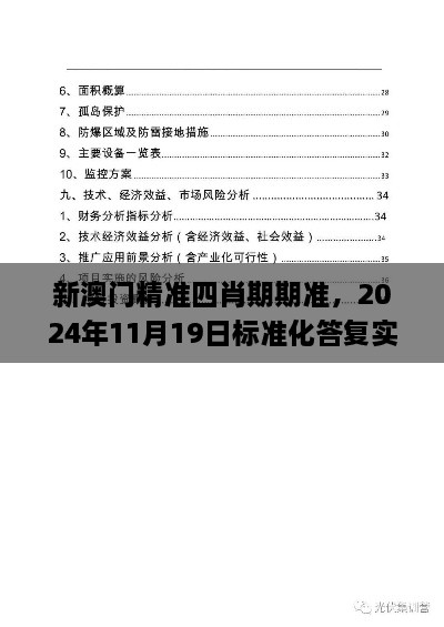 新澳門精準四肖期期準，2024年11月19日標準化答復實施方案_HLB3.15.85多功能版