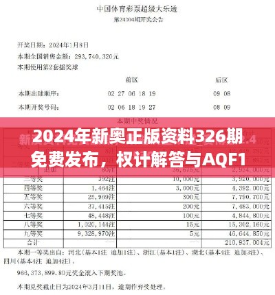 2024年新奧正版資料326期免費(fèi)發(fā)布，權(quán)計(jì)解答與AQF1.37.36方案版詳解