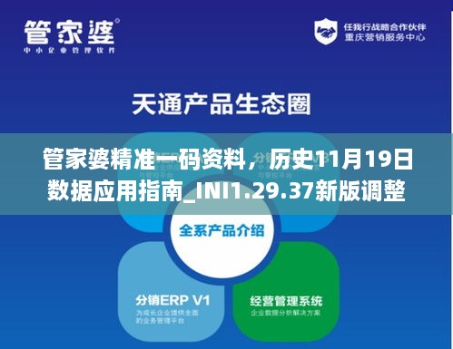 管家婆精準(zhǔn)一碼資料，歷史11月19日數(shù)據(jù)應(yīng)用指南_INI1.29.37新版調(diào)整