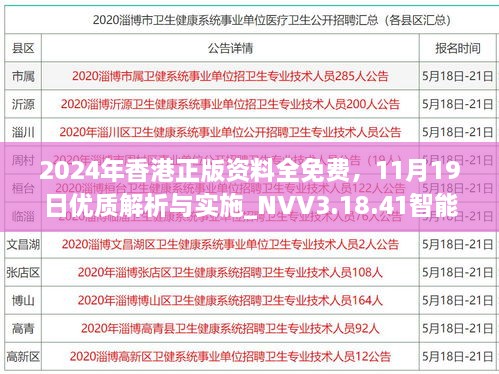 2024年香港正版資料全免費(fèi)，11月19日優(yōu)質(zhì)解析與實(shí)施_NVV3.18.41智能共享版