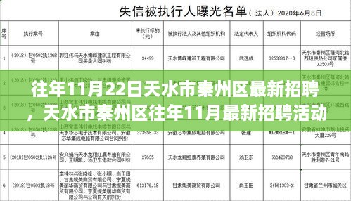 天水市秦州區(qū)11月招聘活動指南，求職成功秘訣與最新招聘資訊解析