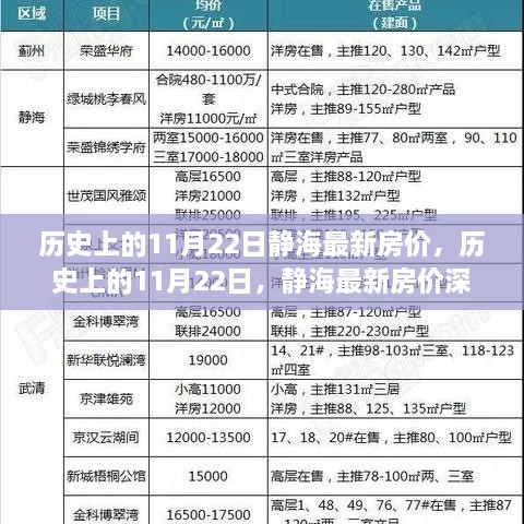 歷史上的11月22日靜海最新房價(jià)，歷史上的11月22日，靜海最新房價(jià)深度解析