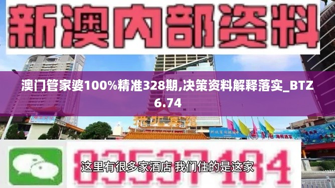 澳門管家婆100%精準328期,決策資料解釋落實_BTZ6.74