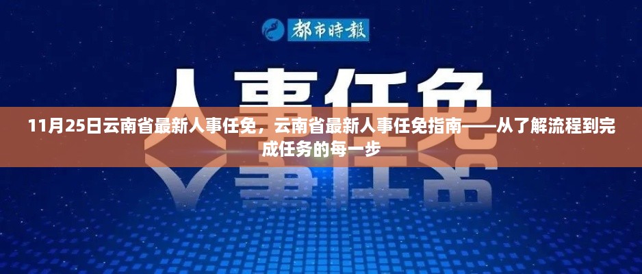 云南省最新人事任免詳解，從流程指南到任務(wù)完成每一步的指引