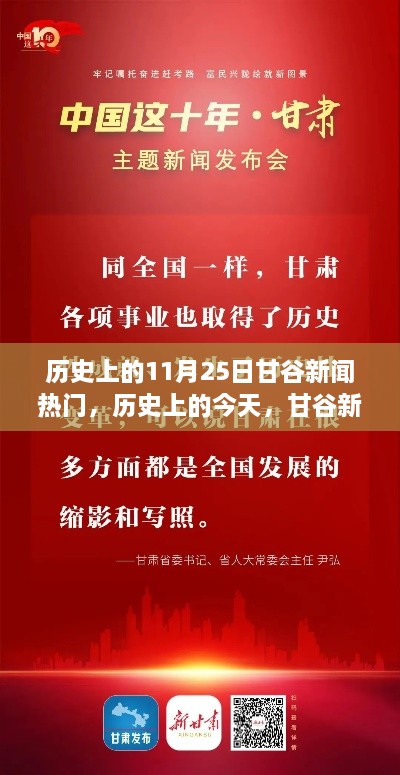 歷史上的今天甘谷新聞鼓舞人心，塑造自信與成就之路