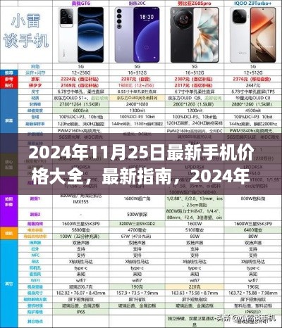 2024年11月25日最新手機(jī)價格大全，最新指南，2024年11月25日手機(jī)價格大全——初學(xué)者與進(jìn)階用戶必備