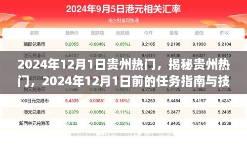 揭秘貴州熱門，任務(wù)指南與技能學習之旅（2024年12月1日版）