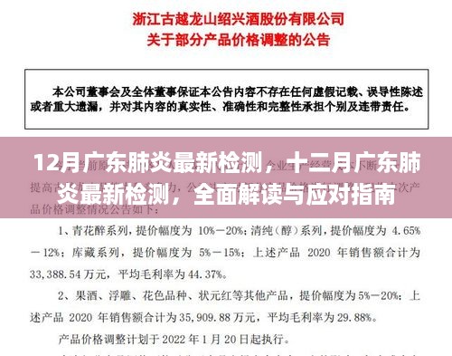 12月廣東肺炎最新檢測(cè)，十二月廣東肺炎最新檢測(cè)，全面解讀與應(yīng)對(duì)指南