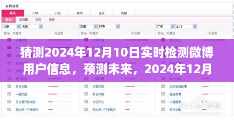 2024年12月10日微博用戶信息實(shí)時(shí)檢測(cè)探析，預(yù)測(cè)未來(lái)的深度洞察