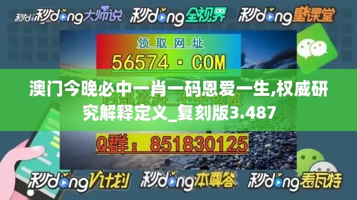 澳門今晚必中一肖一碼恩愛一生,權威研究解釋定義_復刻版3.487