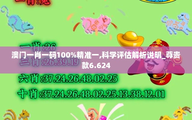 澳門一肖一碼100%精準一,科學評估解析說明_尊貴款6.624