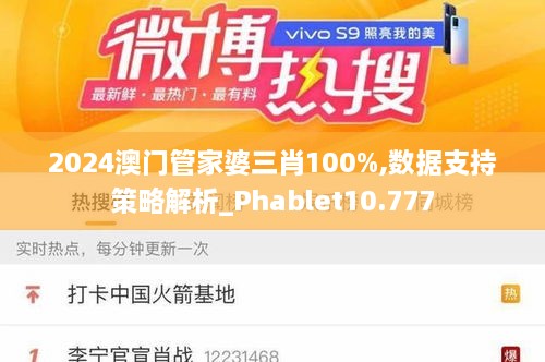 2024澳門管家婆三肖100%,數據支持策略解析_Phablet10.777