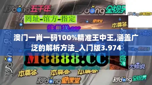 澳門一肖一碼100%精準王中王,涵蓋廣泛的解析方法_入門版3.974