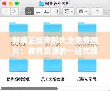 新澳正版資料大全免費圖片：教育資源的一站式服務(wù)