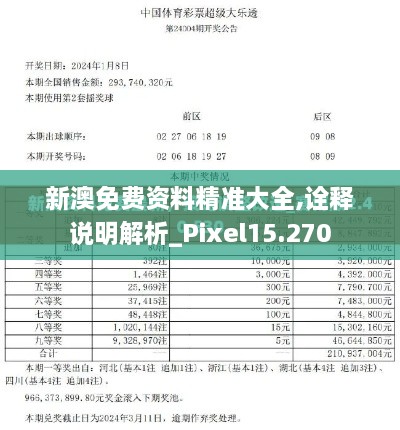 新澳免費(fèi)資料精準(zhǔn)大全,詮釋說明解析_Pixel15.270