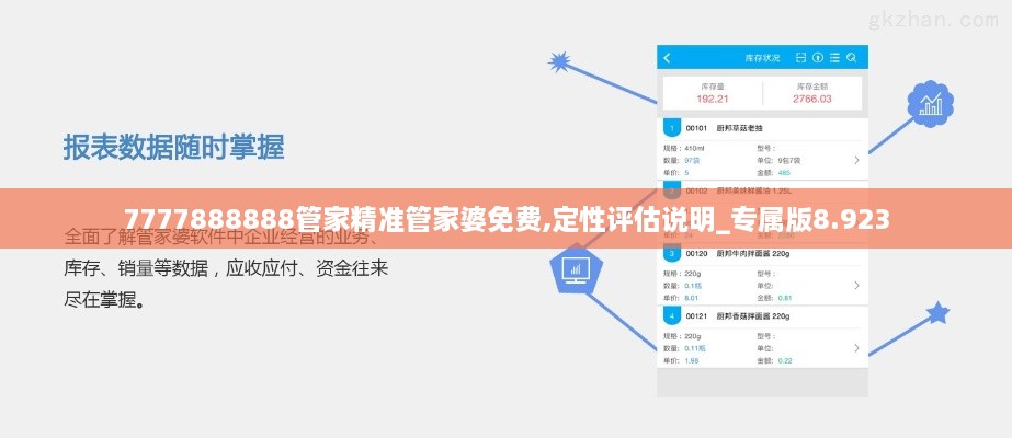 7777888888管家精準(zhǔn)管家婆免費(fèi),定性評估說明_專屬版8.923