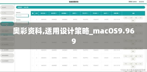 奧彩資科,適用設計策略_macOS9.969