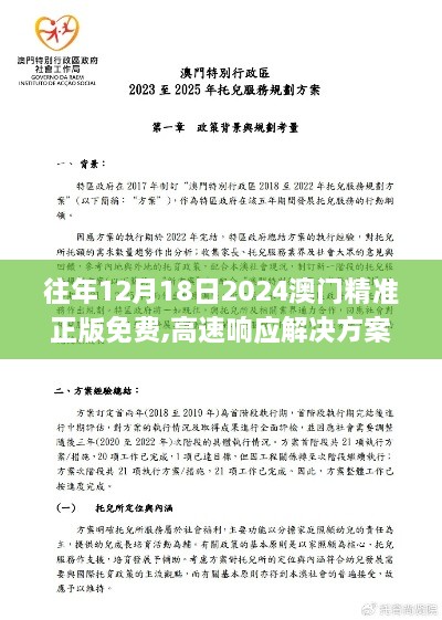 往年12月18日2024澳門精準正版免費,高速響應解決方案_LT9.210