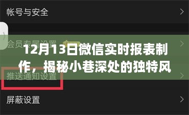 揭秘小巷深處的獨特風(fēng)味，特色小店的微信實時報表制作之旅揭秘日報表背后的故事