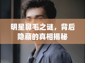 明星鼻毛之謎，背后隱藏的真相揭秘