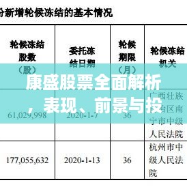 康盛股票全面解析，表現(xiàn)、前景與投資考量指南