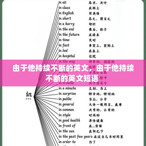 由于他持續(xù)不斷的英文，由于他持續(xù)不斷的英文短語 